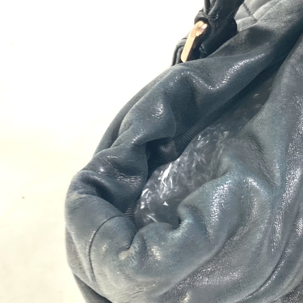 CHANEL Black Leather Logo Shoulder Bag - Picture 11 of 15
